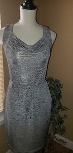 Gray shimmer dress Jennifer Lopez sz XS